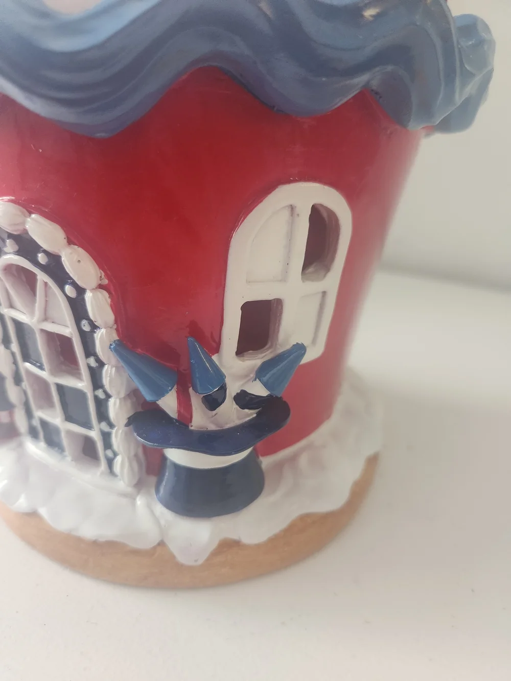 Patriotic Light Up Cupcake House 1776 July 4th Decor
